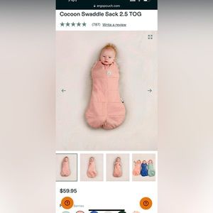 Baby Sleep Sac - Pink